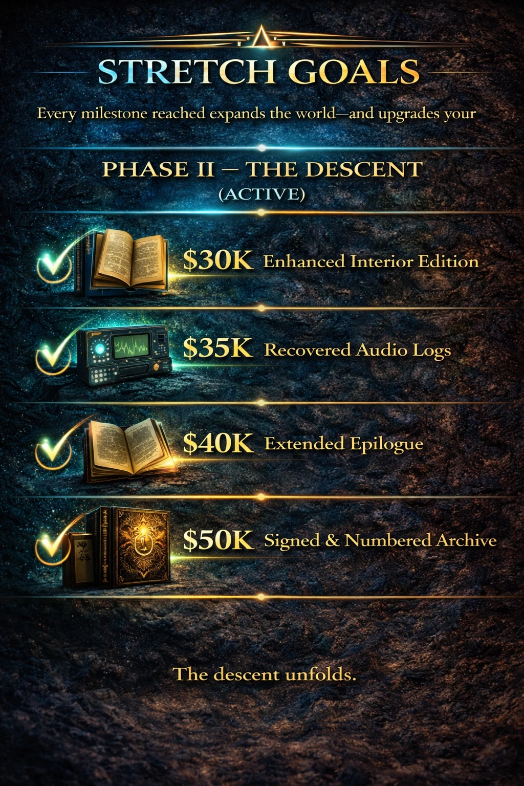 Phase II stretch goals artwork